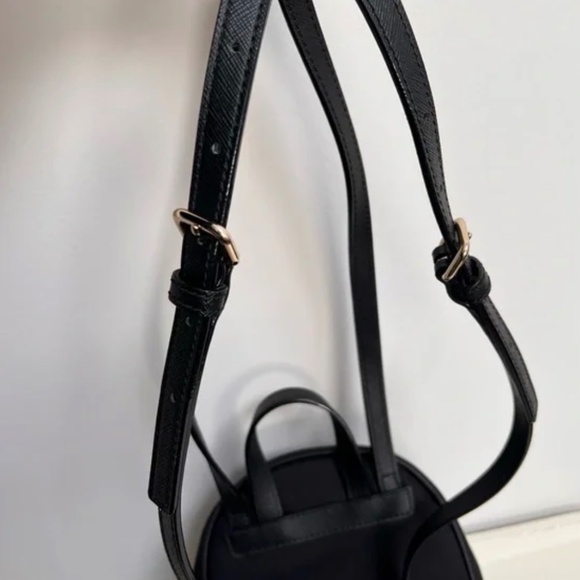 Kate Spade Mini Backpack, black, like new - Picture 2 of 4